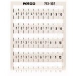 WAGO - Système de marquage WMB horizontale 1-10 (10x) largeur des borne 5 - 17.5mm - 793-502