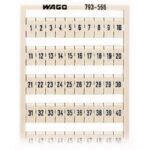 WAGO - Système de marquage WMB horizontale 1-50 (2x) largeur des borne 5 - 17.5mm - 793-566