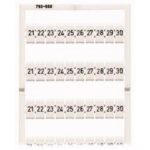 WAGO - Système de marquage WMB horizontale 21-30 (10x) largeur des borne 5 - 17.5mm - 793-5504