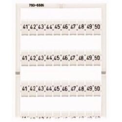 WAGO - Système de marquage WMB horizontale 41-50 (10x) largeur des borne 5 - 17.5mm - 793-5506