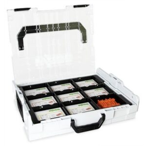 Mallette L-BOXX 102 avec bornes de connexion et accessoires de raccordement