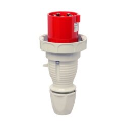 Détails visibles de Fiche mâle CEE 63A 5 pôles 400V IP67 268 pour Fiches CEE