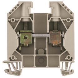 Borne de passage à vis 16 mm² 1000 V WDU 16, finition Beige foncé