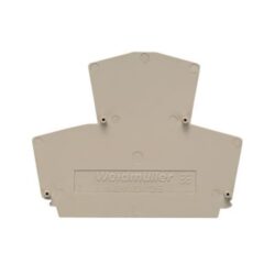 Flasque de fermeture pour bornier WDK2.5, configuration visible