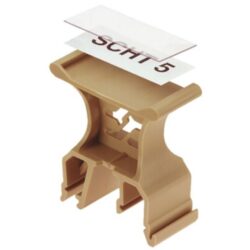 Repérage de bornes pas 5 mm SCHT 5, finition beige