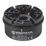 WERMA - Élément de raccordement à visser BWM noir - 64082000