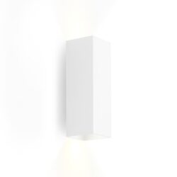 Applique murale blanche GU10 direct indirect, configuration visible