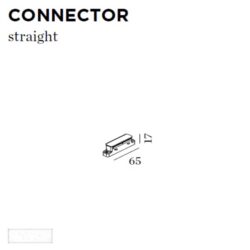 WEVER & DUCRE - CONNECTOR STRAIGHT 65x17x65mm blanc - 90014022