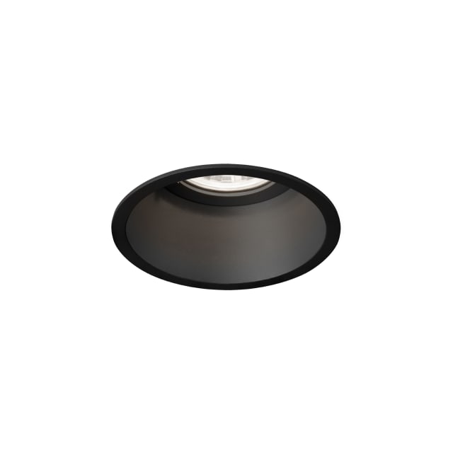 instock Deeper Spot encastrable GU10 noir mat Spot encastrable plafond noir mat rond avec douille GU10 et intérieur profond