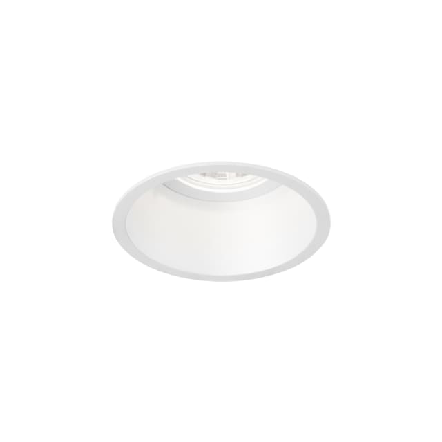 WEVER DUCRE Deeper Spot encastrable Spot encastrable rond blanc texturé IP44 avec support GU10