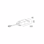 WEVER & DUCRE - DRIVER 350mA 10W 13-26V PHASE CUT DIM IP20 220-240VAC - 90223406