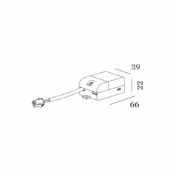 WEVER & DUCRE - DRIVER 350mA 6W 8.6-18V NON DIM IP20 100-240VAC - 90213303