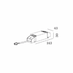 WEVER & DUCRE - DRIVER 500mA 24W 6-49V DALI-2 / PUSH DIM IP20 220-240VAC PRESET DIP - 90244701