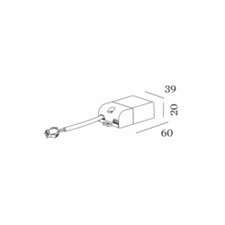 WEVER & DUCRE - Driver 500Ma 10W IP20 65X39X20 On/Off - 90214406
