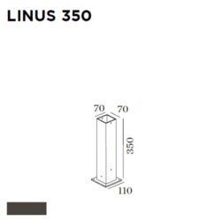 WEVER & DUCRE - LINUS 350 BASE à monter sur le sol brun - 910026Y0