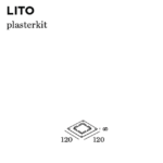 WEVER & DUCRE - LITO NEW PLASTER KIT - SMALL - 90017119