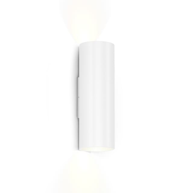 WEVER & DUCRE RAY mini Applique murale Applique murale blanche texturée cylindre GU10 éclairage haut et bas