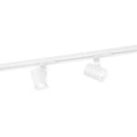 WEVER & DUCRE - SQUBE ON TRACK 1.0 PAR16 blanc texturé GU10 incl. adapteur track 1 phase - 144120W0