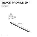 WEVER & DUCRE - TRACK PROFILE 2M blanc - 90014002