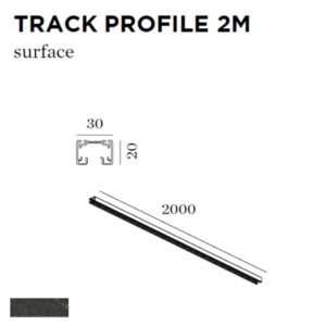 WEVER & DUCRE - TRACK PROFILE 2M noir - 90014008