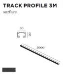 WEVER & DUCRE - TRACK PROFILE 3M noir - 90014009