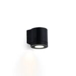 WEVER & DUCRE - TUBE 1.0 PAR16 noir texturé GU10 mur extérieur down ronde - 711120B0