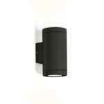 WEVER & DUCRE - TUBE 2.0 PAR16 noir texturé GU10 mur extérieur up/down ronde - 711220B0