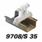 WIELAND - End bracket 9708 / S35 End clamp for mounting rail TS 35 - Z5.522.7453.0