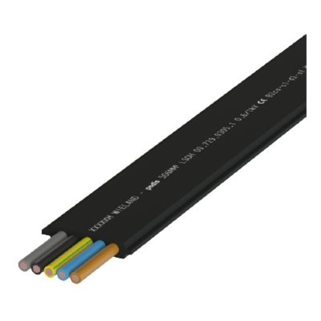 WIELAND - FLAT CABLE FL LSOH 5G16 noir câble plat - 00.771.0307.1 WIELAND - FLAT CABLE FL LSOH 5G16 noir câble plat - 00.771.0307.1