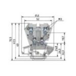 WIELAND - Multi-tier barrette+bornes à visser pour montage sur TS 35/32