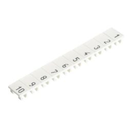 Repère de bornier 6 mm 21-30, finition blanc