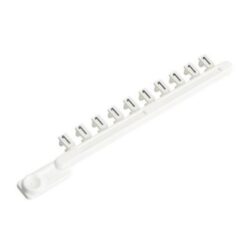 Repère de bornier 9704 A 9 B, finition blanc