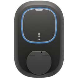 Détails visibles de Borne de recharge Pulsar Pro prise Type 2 22 kW noire pour Bornes avec prise