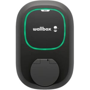 Wallbox - Pulsar Max Socket EU 7.4kW / w/shutter / Type2 / Noir / 2% + Weld. Prot - PLP4-W-2-2-9-002