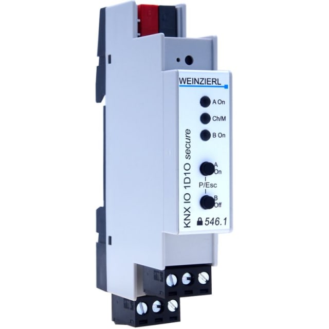 Weinzierl - KNX IO 546.1 Secure (1D1O) - Variateur KNX 1-10V 10P - WZ5337 Weinzierl - KNX IO 546.1 Secure (1D1O) - Variateur KNX 1-10V 10P - WZ5337