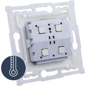 Weinzierl - Weinzierl KNX TP drukknopinsert + temp 420.1 secure - voor Niko 2/4v - WZ5528
