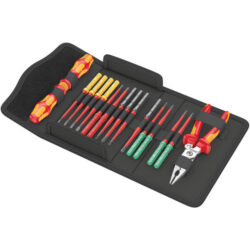 Jeu de tournevis VDE extra slim en étui, configuration visible