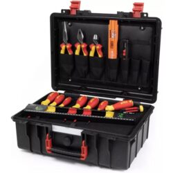 Wiha - 9300-70403 Mallette à outils Ensemble de base L électrique 18 pièces. - 45530