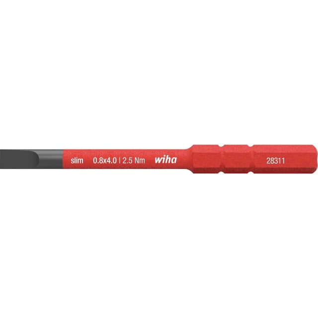 Wiha - Embout slimBit electric Fente 4 Wiha - Embout slimBit electric Fente 4