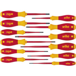 Wiha - Jeu de tournevis SoftFinish electric slimFix 12 pcs.