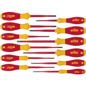 Wiha - Jeu de tournevis SoftFinish electric slimFix 12 pcs.