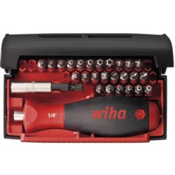 Wiha - Jeu d'embouts Collector Security Standard 25mm 1/4'' C6
