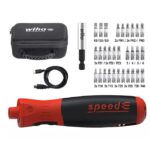 Wiha - Tournevis électrique speedE® PocketDrive avec boîte d'embouts et sacoche - 45791
