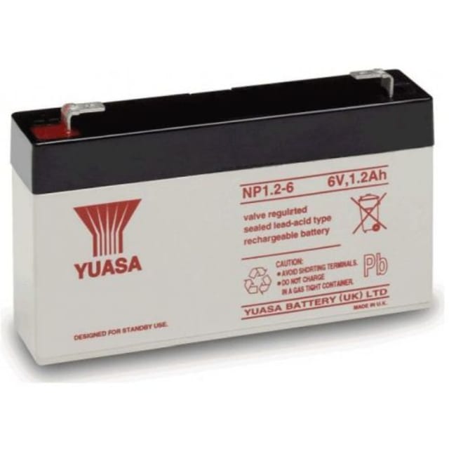 Yuasa - Batterie np 6v 1.2ah - NP1.2-6 Yuasa - Batterie np 6v 1.2ah - NP1.2-6