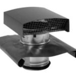 ZEHNDER - CT 200 - Chapeau de toiture en acier - Ø200mm - couleur ardoise - 320000122