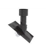 ZEHNDER - ComfoEdge - Goulotte de toit réglable 6-60° - DN200 mm - noir - 990430615