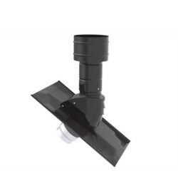 ZEHNDER - ComfoEdge - Goulotte de toit réglable 6-60° - DN200 mm - noir - 990430615