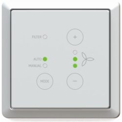 ZEHNDER - ComfoSwitch C67-interrupteur câblé à 5 pos. AUTO/MANUEL (encastrement) - 655010250