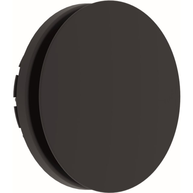 ZEHNDER ComfoValve Luna E125 Bouche de pulsion ronde noire à clapet pour ventilation