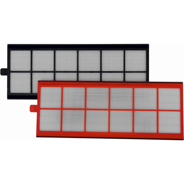 Filtre G4 ZEHNDER ComfoD 300 Filtre G4 haute étanchéité rectangulaire avec cadre rouge et noir pour ComfoD 300
